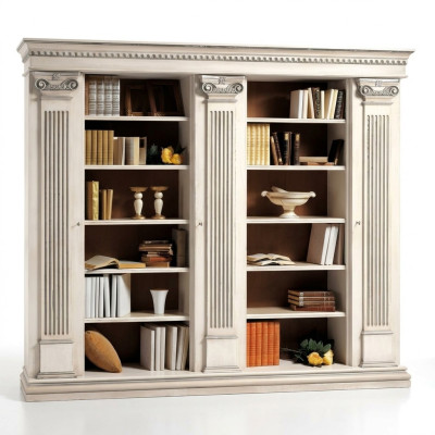 Salon Armoire Étagère Bibliothèque Bois Armoire de bureau Étagère Armoires Vitrine Italie