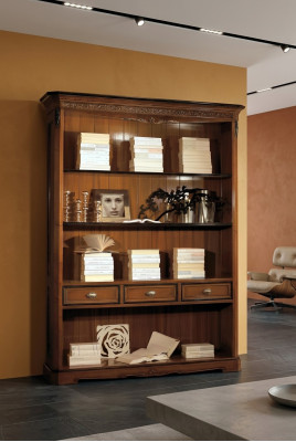 Étagère de bureau Étagère en bois avec tiroirs Design Mobilier de chambre d'étude nouveau