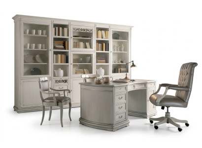 Mobilier de bureau italien Table de bureau Meubles Bureau Tables en bois massif Nouveau