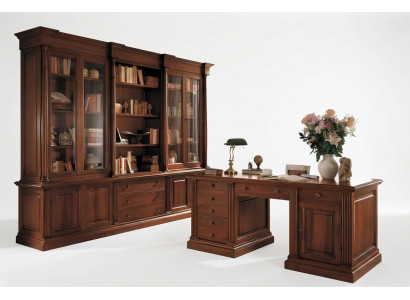 Étagère de bureau Armoire en bois Armoire de bureau Étagères Armoires Vitrine Italie Meubles