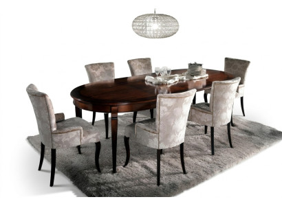 Table à manger de luxe Mobilier Design italien Ameublement Tables Table en bois massif neuve