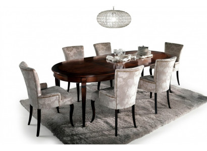 Table à manger Suite Mobilier de salle à manger Ameublement Groupe Table + 6 chaises Ensemble 7 pièces.