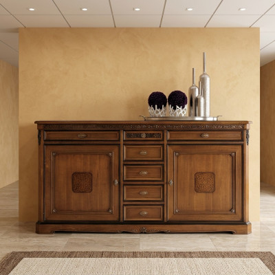 Coffret de luxe Commode Buffet Style antique Commodes de luxe italiennes Meuble de luxe Buffet