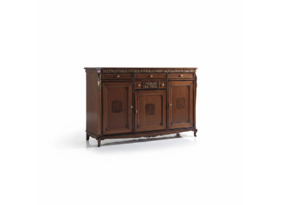 Commode Buffet Buffet Bois Massif Marron Armoire Meuble Commodes Buffets