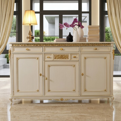 Luxueux commode buffet Buffet Commode de style ancien Commodes de style italien Meubles de luxe italiens