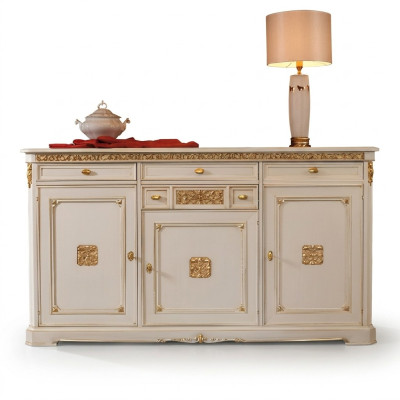 Commode Buffet Bahut Buffet Blanc Buffets Armoire Coffres de rangement Meubles Bois massif