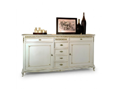 Commode Buffet Buffet Marron Bahuts Bois Massif Armoire Meuble Commodes