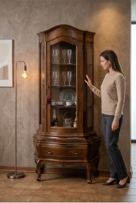 Bahut en bois massif Bahut de salon Bahut en bois massif Vaccari cav giovanni portes en verre