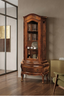 Bahut en bois massif Bahut de salon Bahut en bois massif Vaccari cav giovanni portes en verre