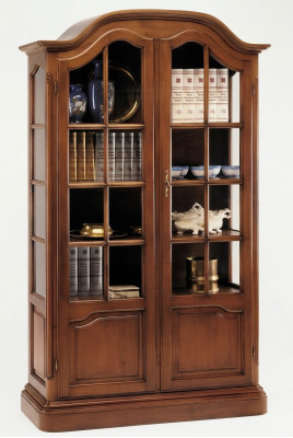 Meuble de salon Buffet en bois massif Buffet en verre Vaccari cav giovanni Glass nouveau