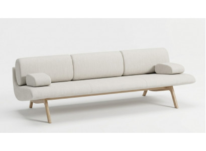 Canapé design 3 places Canapé Rembourré Canapés Design Canapé Design neuf Siège Trois Places Bois