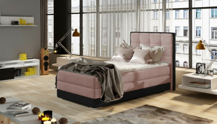 Lit rembourré de designer de luxe Lit Lits Lit de designer neuf 90x200cm