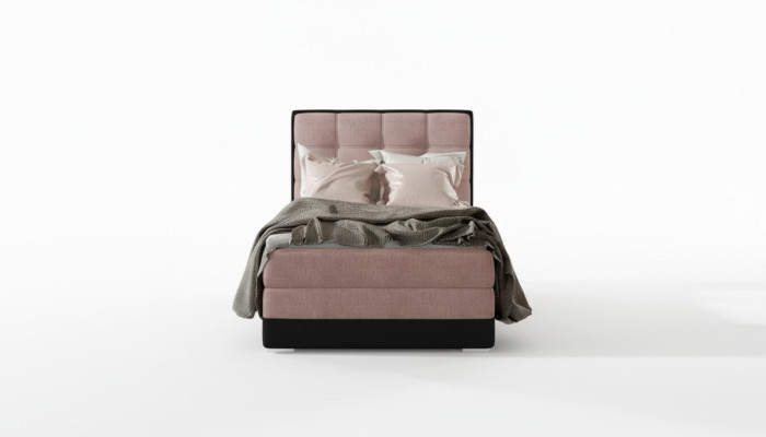 Lit rembourré de designer de luxe Lit Lits Lit de designer neuf 90x200cm