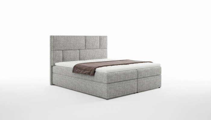 Lit rembourré de designer de luxe Lit Lits Lit design Boxspring Textile 180x200