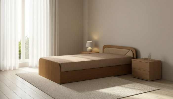 Chambre d'enfants Lit rembourré Lit Lits Bois Canapé-lit Matelas 80x190cm neuf