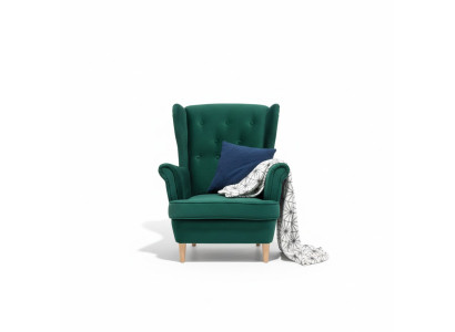 Salon Oreilles Fauteuil Club Mobilier Designer Canapé TV Chaise Velours Rembourrage Siège nouveau