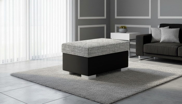 Tabouret Pouf Canapé Tissu Tabouret Pouf Repose-pieds Mobilier Ottoman Tabouret