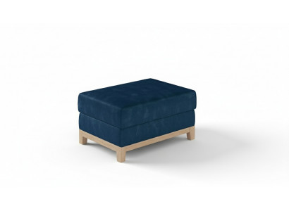 Design Siège Tabouret Ottoman Ottomane Siège Chaise Rembourré Pufa Bleu