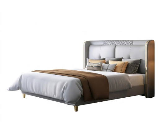 Luxus-Schlafzimmerbett Polsterdesign Doppel-Hotelheirat Luxusbetten