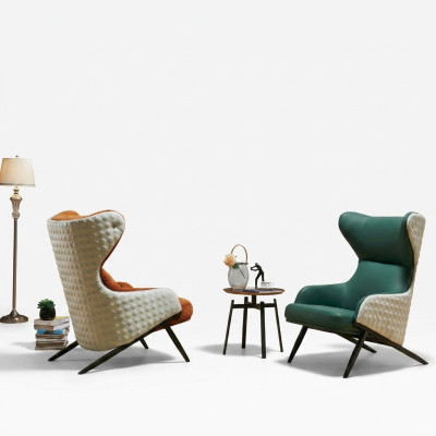 Fauteuil de salon Fauteuil de club Lehn Relax Lecture Fauteuils de luxe nouveau Fauteuil cocktail