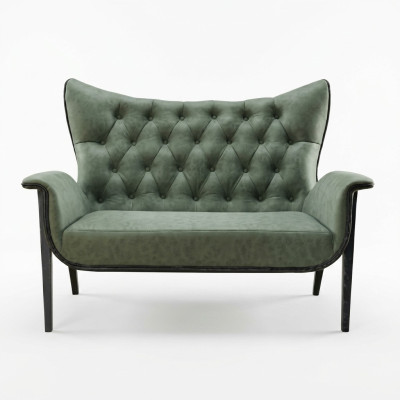 Canapé Chesterfield 2 places Tissu Designer Canapés Ensemble Canapés Deux places