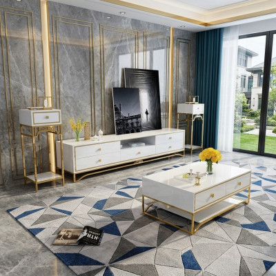 Conception moderne de mur vivant, buffet de salon avec étagère de télévision.