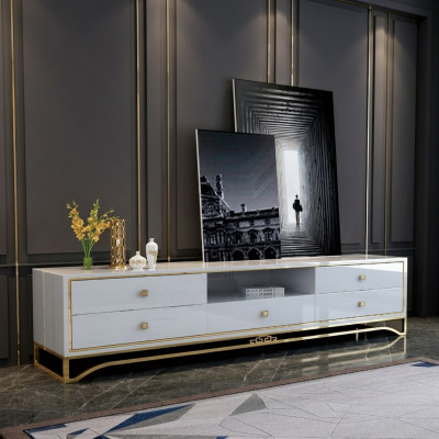 Buffet télé Armoire Basse TV Armoire Meuble TV Table TV