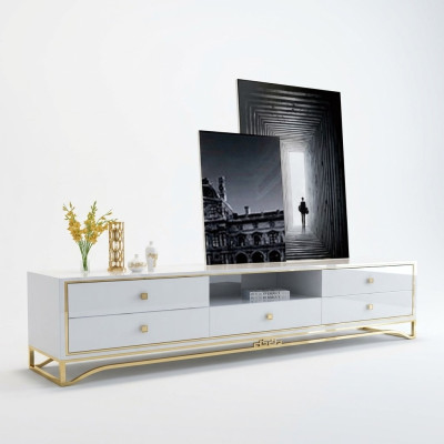 Buffet télé Armoire Basse TV Armoire Meuble TV Table TV