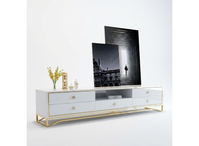 Buffet télé Armoire Basse TV Armoire Meuble TV Table TV