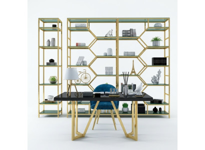 Bureau de luxe Bureau d'ordinateur Salle d'étude Bureau de bureau Table à manger Noble
