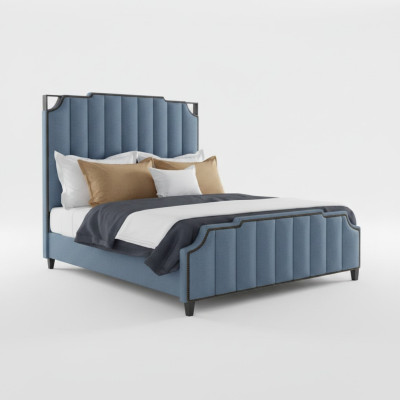 Chambre de luxe Lit double Lit 150/180x200cm Cuir Métal neuf Hôtel