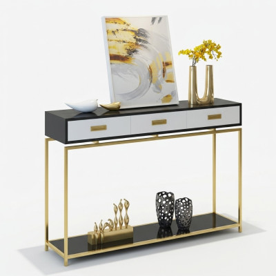 Table console Table murale Console latérale Table d'appoint Table console Table de décoration Table murale