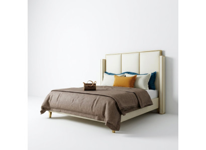 Lit double Lits Lit design Lit en cuir Chambre de luxe Mariage nouveau