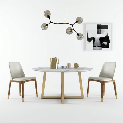 Ensemble de tables à manger Chaise Set 2 chaises Table Salles à manger Salle à manger