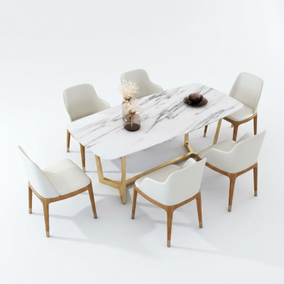 Ensemble de chaises de salle à manger avec table à manger 6 chaises tables de salle à manger tables de table salle à manger