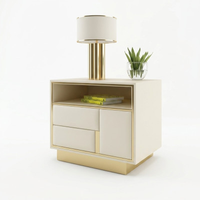 Table de nuit Console Côté Chambre Tables Consoles en Métal de Designer