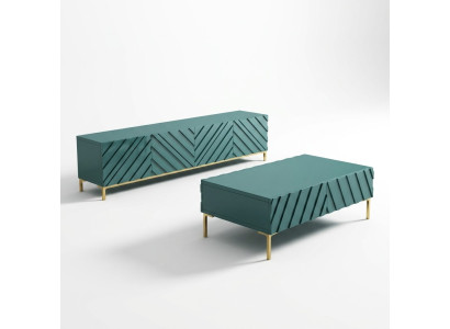 Designer Kommode Sideboard Low Side Garderobe Wohnzimmer Dekoratives Regal Metall