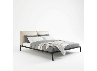 Chambre de luxe Décoration de lit Design de rembourrage Lits doubles de luxe pour hôtel