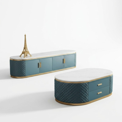 Commode-Design Buffet Commode Basse Côté Décoration Armoire Étagère Salon