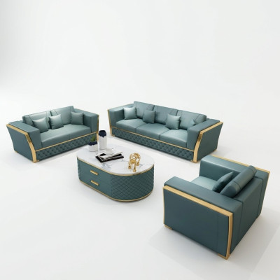 Ensemble de canapé Canapé Suite 3+2+1 Canapé design Canapé design Groupe de sièges 3 pièces.