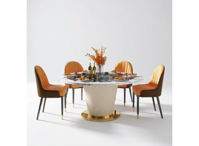 Ensemble de chaises de salle à manger de designer, ensemble de 4 chaises de table et de fauteuils.