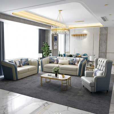 Ensemble de canapés design pour revêtement de siège de canapé, ensembles de canapés 3+2+1 places