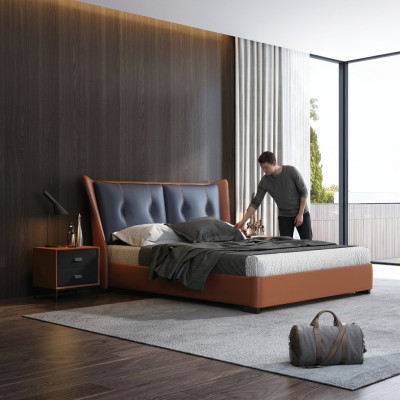 Meuble de designer italien Lit Chambre double 180x200cm neuf