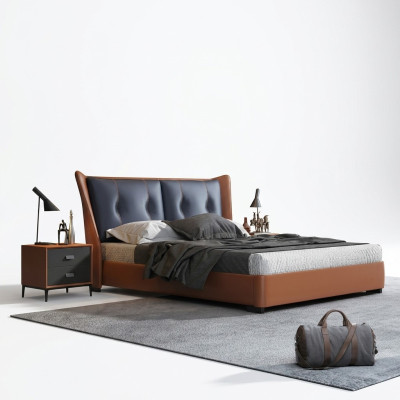 Meuble de designer italien Lit Chambre double 180x200cm neuf