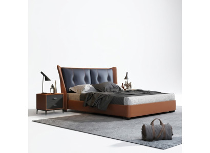 Meuble de designer italien Lit Chambre double 180x200cm neuf