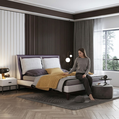 Designer Mobilier Italien Lit Chambre Double 180x200cm Lits
