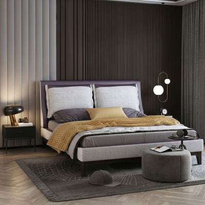 Designer Mobilier Italien Lit Chambre Double 180x200cm Lits