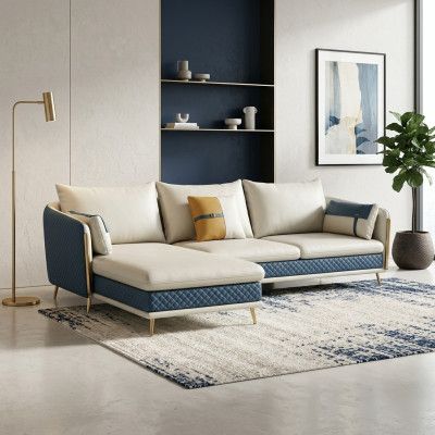 Canapé d'angle Canapé Sofa Ligne de vie d'ameublement suite d'angle en L