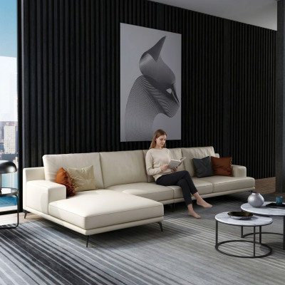 Conception Sofa rembourré Paysage vivant Canapé d'angle Rembourrage Siège Suite Canapé