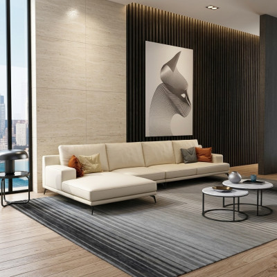 Conception Sofa rembourré Paysage vivant Canapé d'angle Rembourrage Siège Suite Canapé